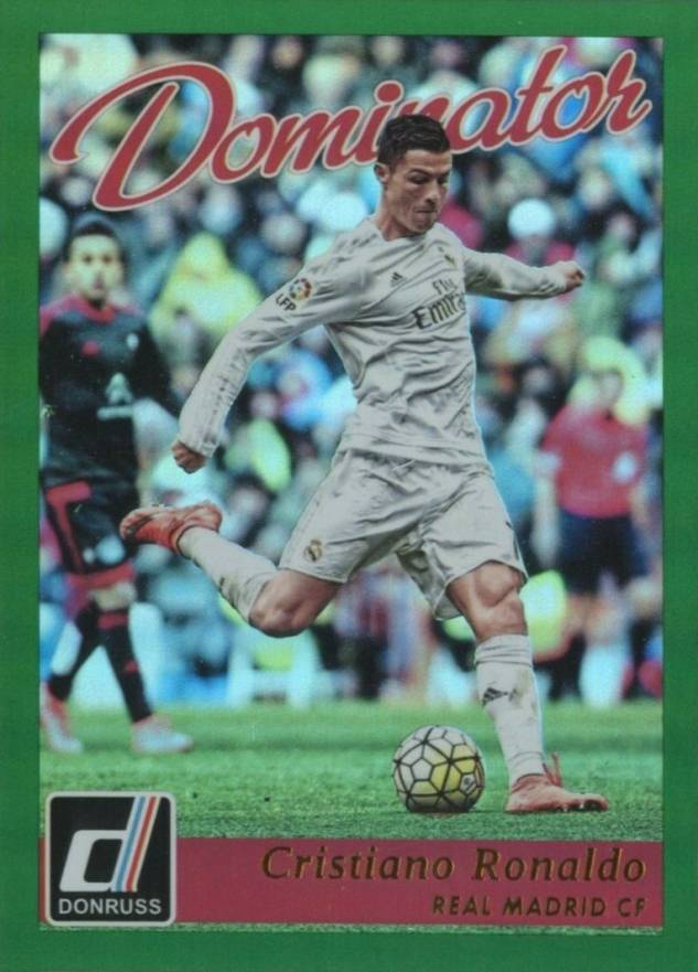 2016 Panini Donruss Dominator Cristiano Ronaldo #22 Soccer Card
