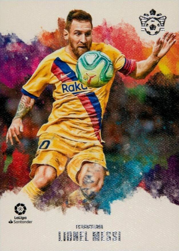 2019 Panini Chronicles Pitch Kings Lionel Messi #PK1 Soccer Card