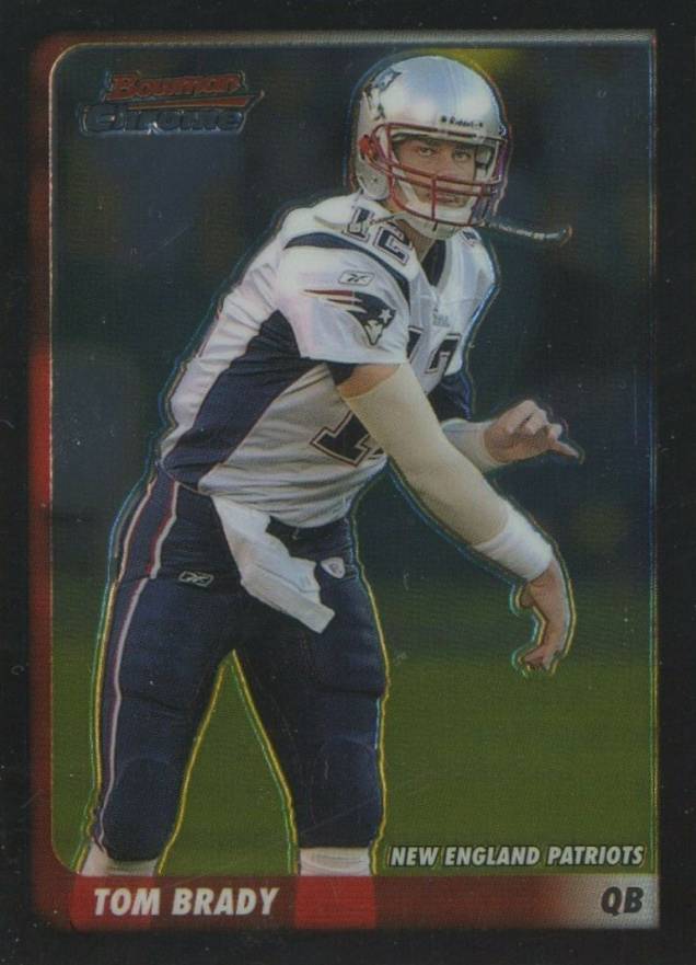 2003 Bowman Chrome Tom Brady #14 Football Card