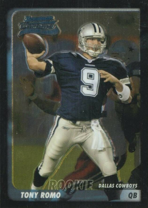 2003 Bowman Chrome Tony Romo #144 Football Card