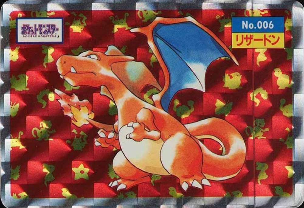 1995 Pokemon Japanese Topsun  Charizard #6 TCG Card