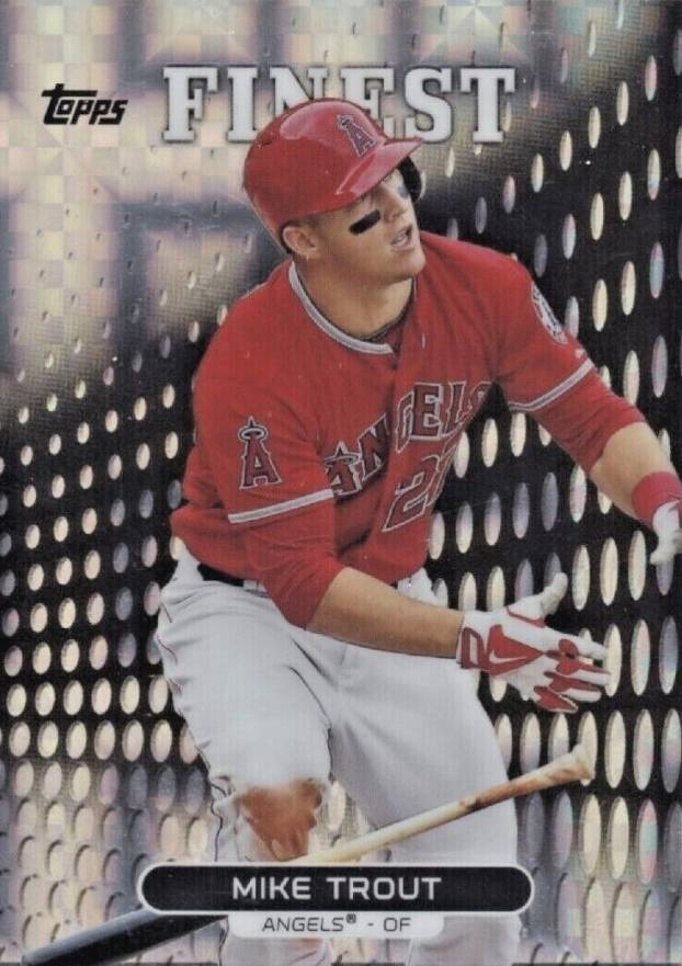 2013 Finest Mike Trout #1 Baseball Card