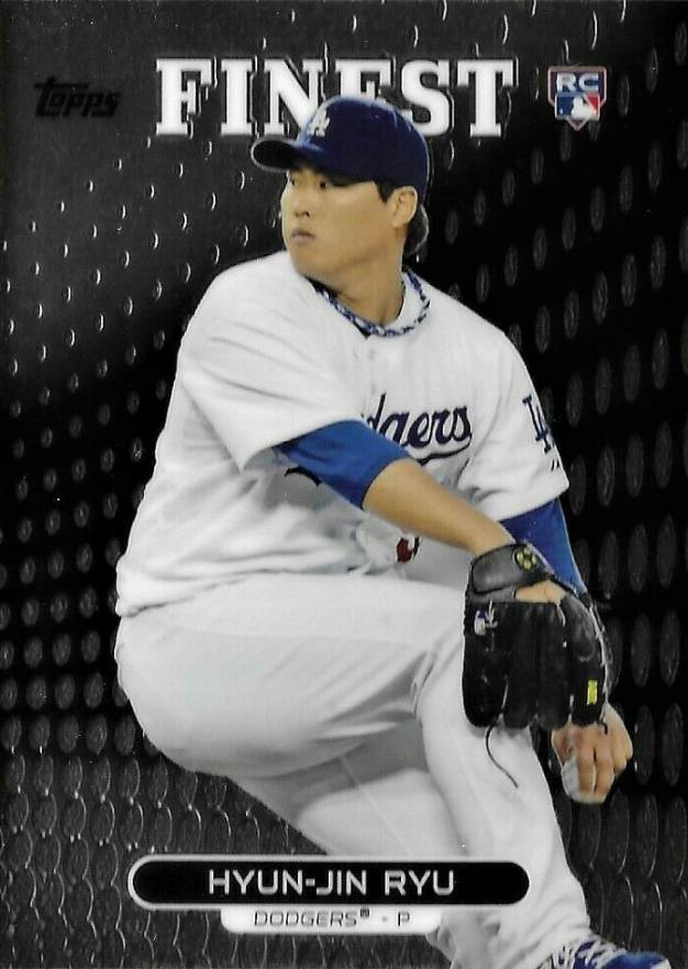 2013 Finest Hyun-Jin Ryu #47 Baseball Card