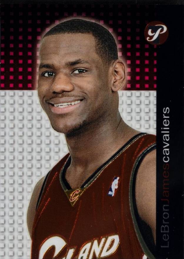 2003 Topps Pristine Minis LeBron James #PM21 Basketball Card