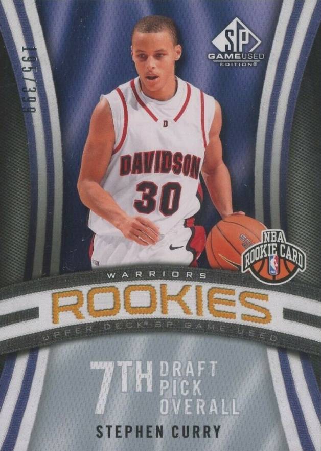 2009 SP Game Used Stephen Curry #133 Basketball Card