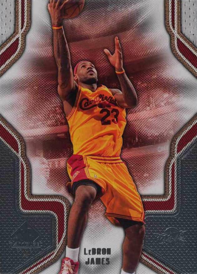 2009 SP Game Used LeBron James #57 Basketball Card