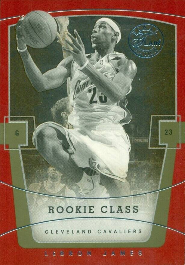 2003 Flair Final Edition LeBron James #75 Basketball Card