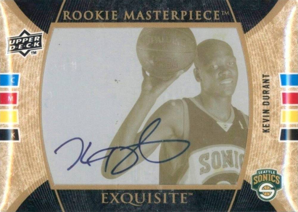 2007 Upper Deck Exquisite Collection Kevin Durant #Y-94 Basketball Card