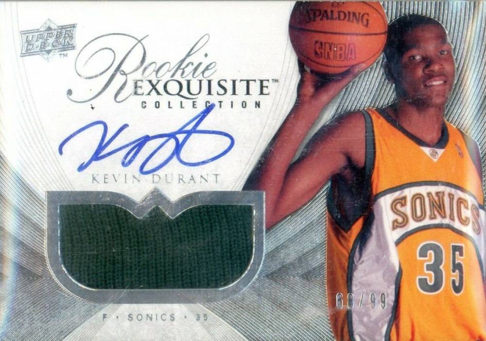 2007 Upper Deck Exquisite Collection Kevin Durant #94 Basketball Card