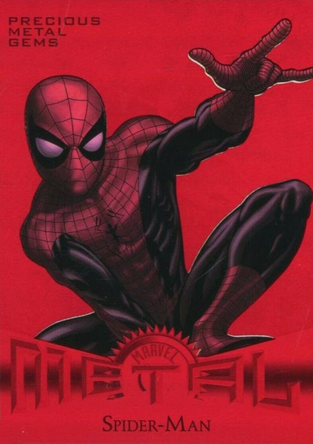 2013 Marvel Fleer Retro Precious Metal Gems  Spider-Man #5 Non-Sports Card