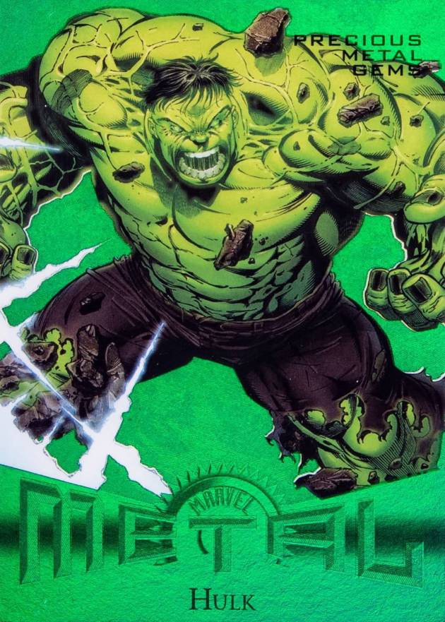 2013 Marvel Fleer Retro Precious Metal Gems  Hulk #11 Non-Sports Card