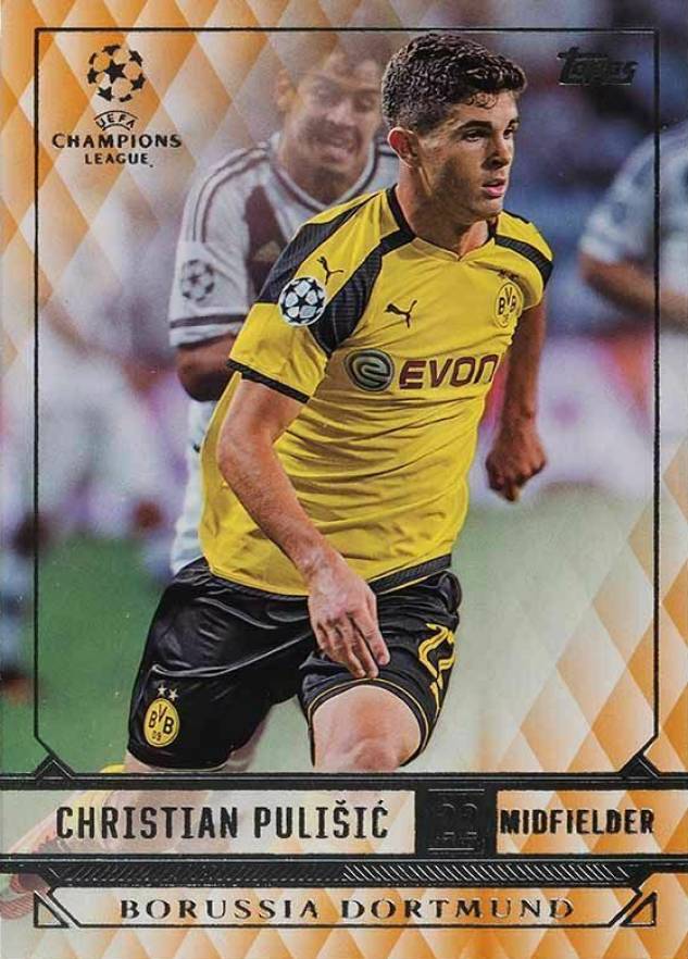 2016 Topps UEFA Champions League Showcase Christian Pulisic #25 Soccer Card