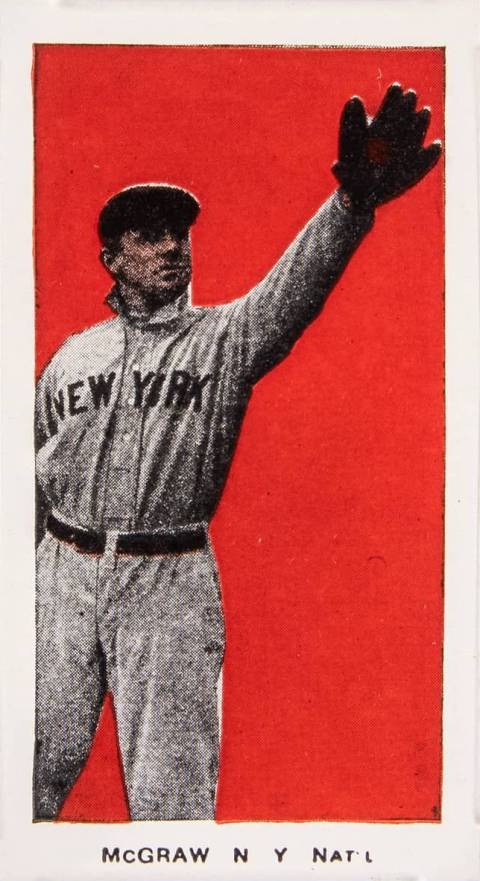 1910 Anonymous "Set of 30" McGraw NY Nat'L # Baseball Card