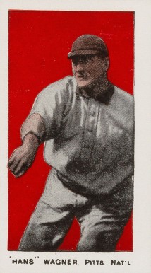 1910 Anonymous "Set of 30" "Hans" Wagner Pitts Nat'l # Baseball Card