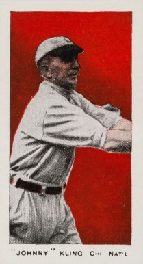1910 Anonymous "Set of 30" "Johnny" Kling Chi Nat'l # Baseball Card