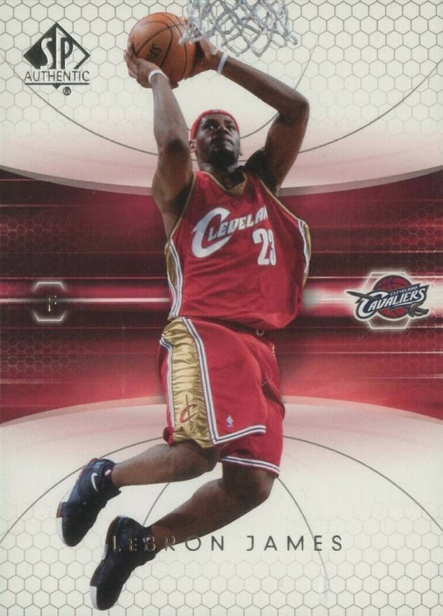 2004 SP Authentic  LeBron James #14 Basketball Card