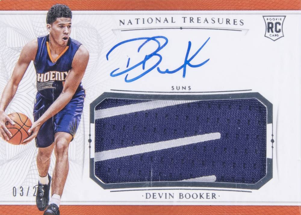 2015 National Treasures Devin Booker #113 Basketball Card