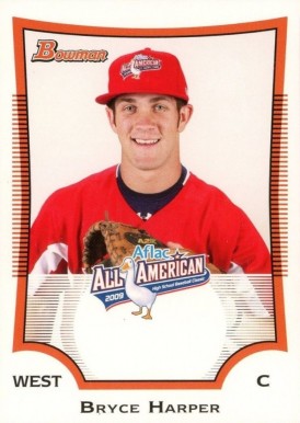2009 Bowman AFLAC  Bryce Harper #BH Baseball Card