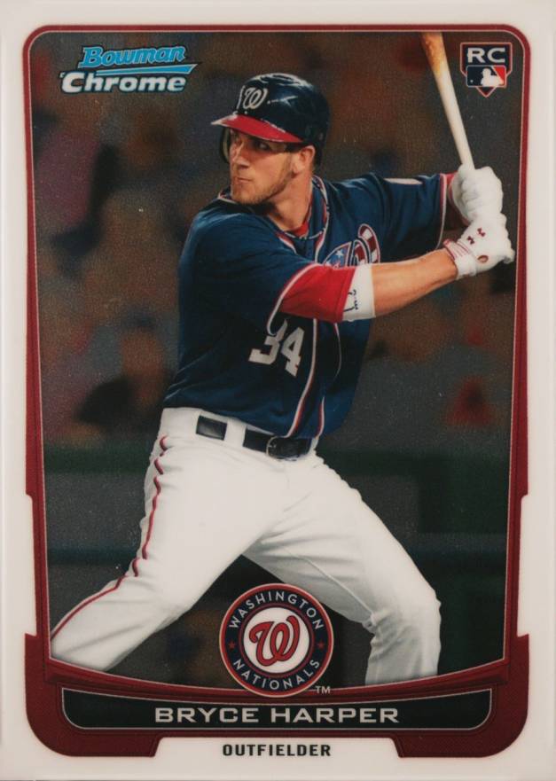2012 Bowman Chrome Bryce Harper #214 Baseball Card
