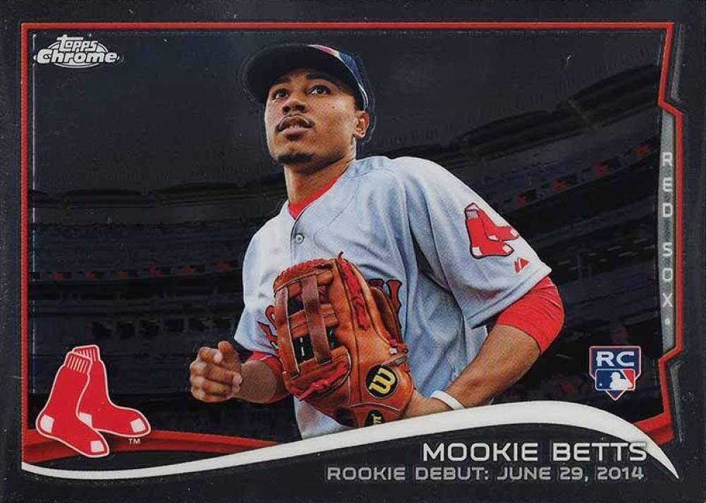 2014 Topps Chrome Update Mookie Betts #MB-46 Baseball Card