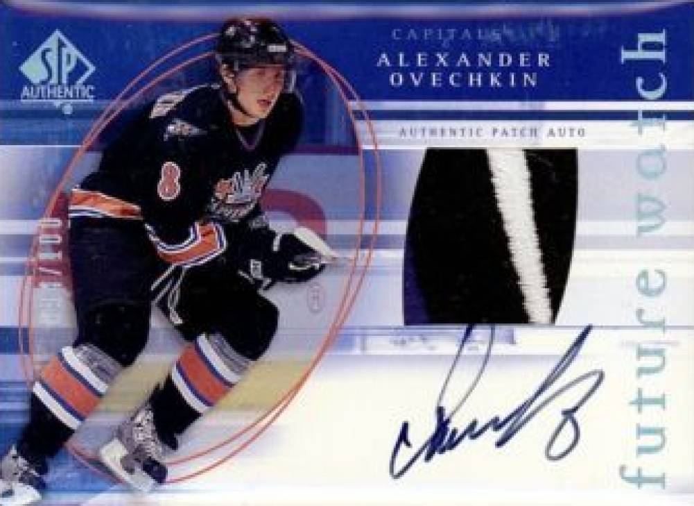 2005 SP Authentic Alexander Ovechkin #190 Hockey Card