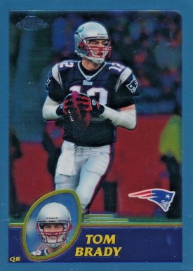 2003 Topps Chrome Tom Brady #124 Football Card