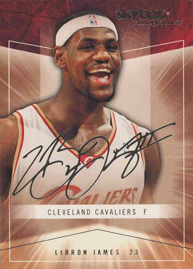 2004 Skybox Autographics LeBron James #5 Basketball Card