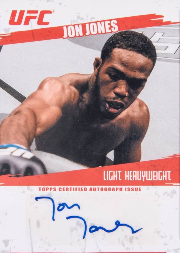 2009 Topps UFC Autograph Jon Jones #FA-JJ Other Sports Card