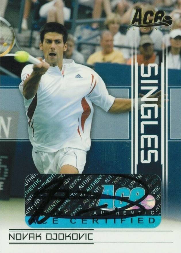 2007 Ace Authentic Straight Sets Singles Novak Djokovic #SI-16 Other Sports Card