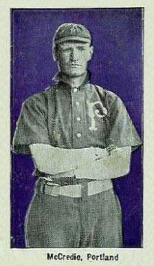1910 Bishop & Co. P.C.L. McCredie, Portland # Baseball Card