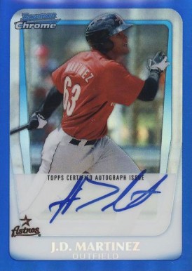 2011 Bowman Chrome Prospects J.D. Martinez #BCP92 Baseball Card