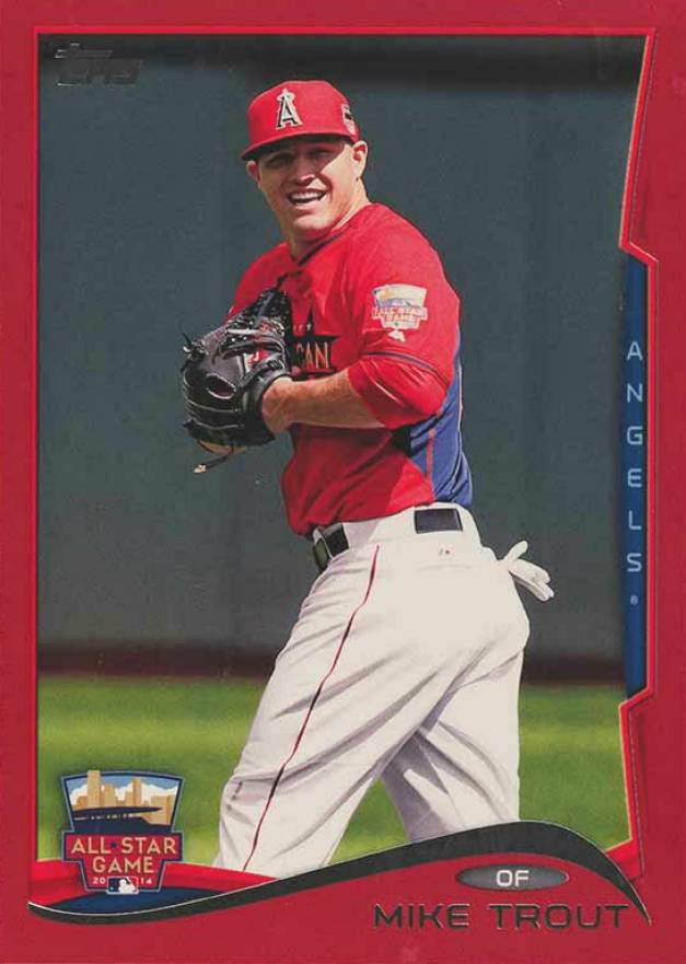 2014 Topps Update Mike Trout #US54 Baseball Card