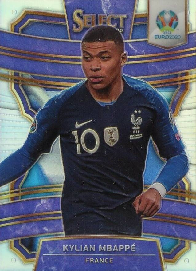 2020 Panini Select UEFA Euro SP Silver Prizm Kylian Mbappe #51 Boxing & Other Card
