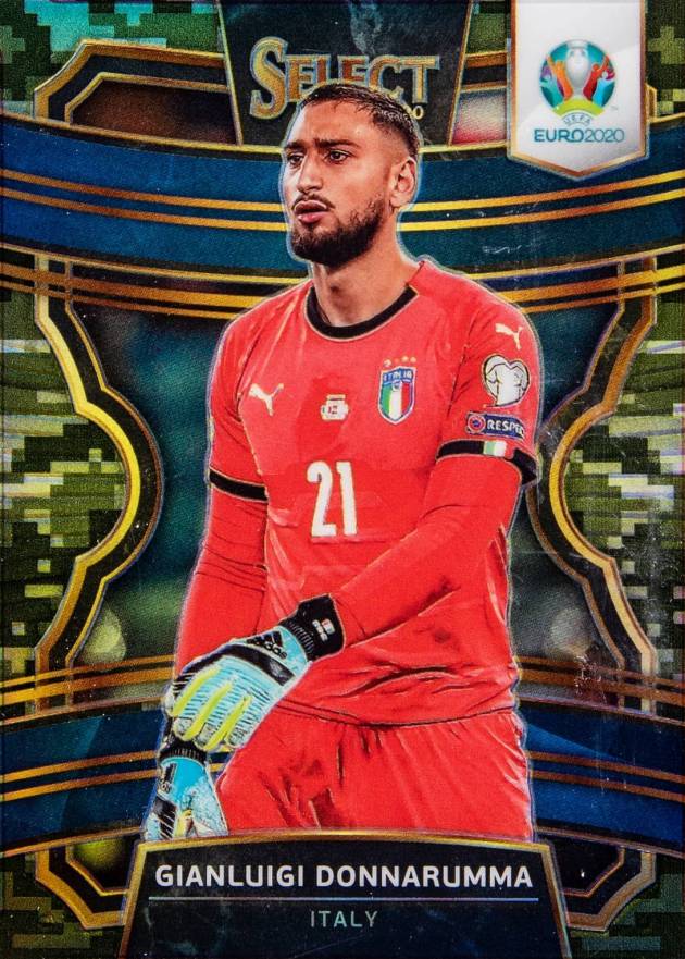 2020 Panini Select UEFA Euro Gianluigi Donnarumma #1 Soccer Card