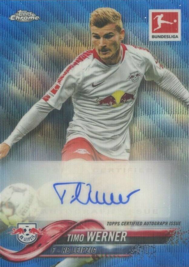 2018 Topps Chrome Bundesliga Timo Werner #25 Soccer Card