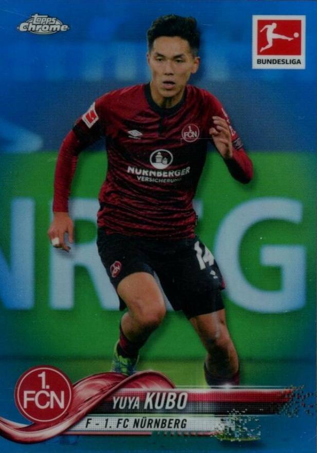 2018 Topps Chrome Bundesliga Yuya Kubo #45 Soccer Card