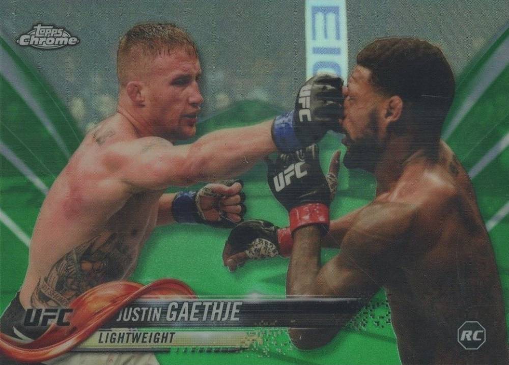2018 Topps UFC Chrome Justin Gaethje #71 Other Sports Card