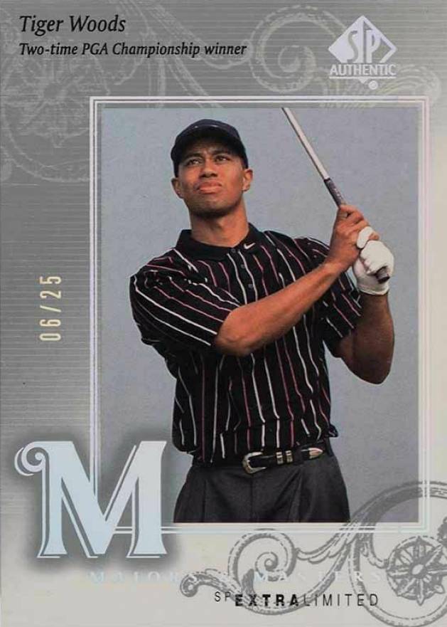2002 SP Authentic Golf Tiger Woods #137 Golf Card