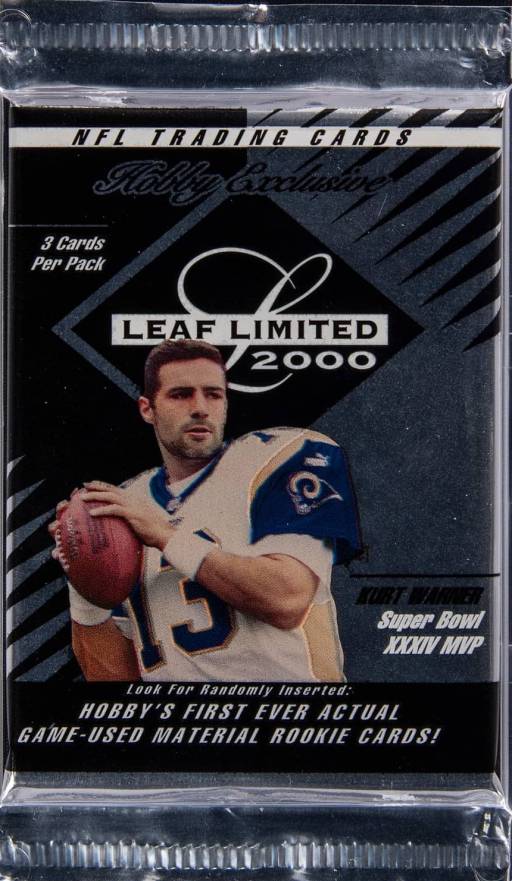 2000 Leaf Limited Foil Pack #FP Football Card