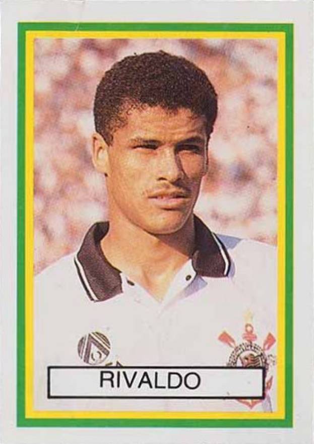 1993 Panini Abril Campeonato Brasileiro 93 Rivaldo #90 Soccer Card