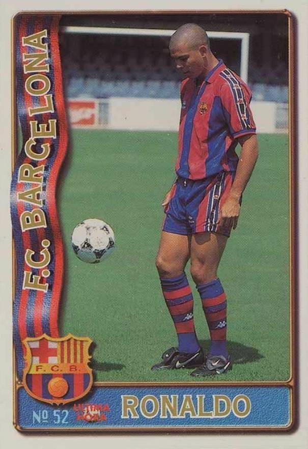 1996 Mundi Cromo Las Fichas De La Liga Ronaldo #52a Soccer Card