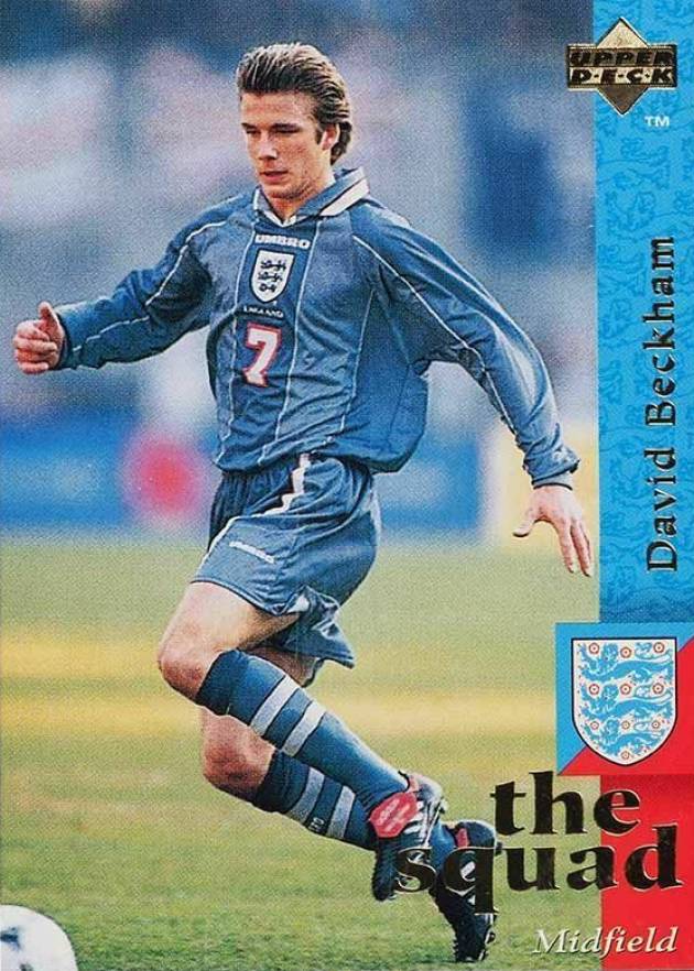 1997 Upper Deck England Soccer David Beckham #18 Soccer Card