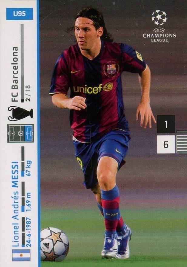 2007 Panini UEFA Champions League Update Lionel Messi #U95 Other Sports Card