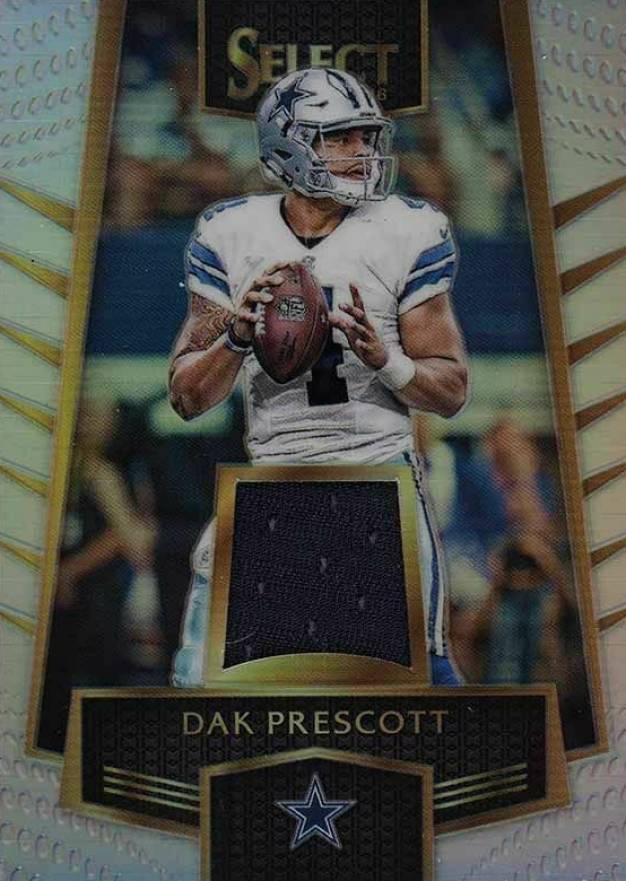 2016 Panini Select Select Swatch Dak Prescott #22 Football Card