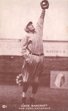 1922 Eastern Exhibit Supply Co. Dave Bancroft # Baseball Card