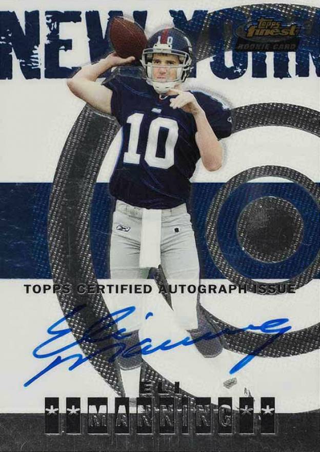 2004 Finest Eli Manning #110 Football Card