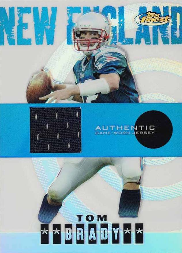 2004 Finest Tom Brady #105 Football Card