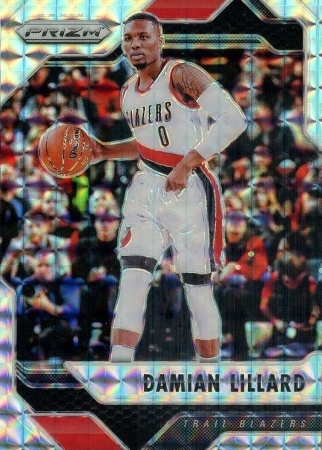 2016 Panini Prizm Mosaic  Damian Lillard #14 Basketball Card