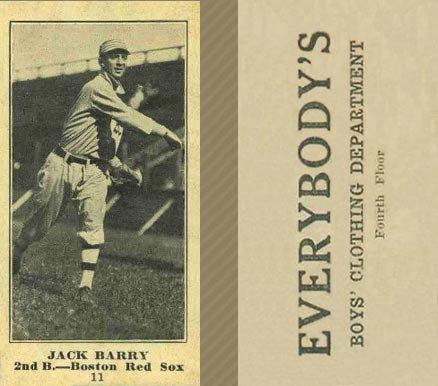 1916 Everybody's Jack Barry #11 Baseball Card