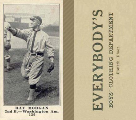 1916 Everybody's Ray Morgan #126 Baseball Card